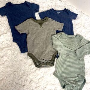 6-9 M | Baby boy onesie bundle| Carter’s| Garanimals | Simple Joys|